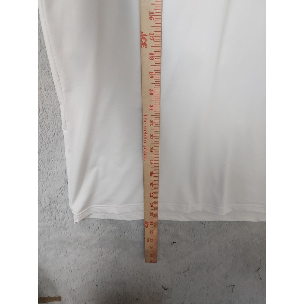 Bogey Boys Polo Shirt Mens Medium Golf Performance Short Sleeve White Preppy M - Picture 4 of 6